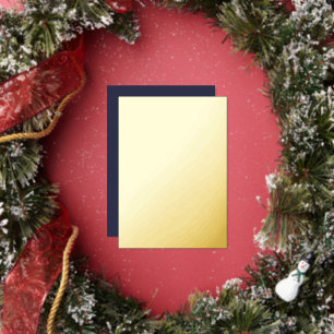 Create Your Own dark grey Custom personalized Foil Holiday Card