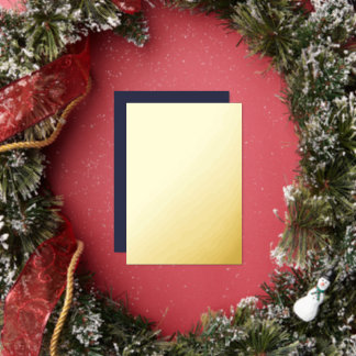 Create Your Own dark grey Custom personalized Foil Holiday Card