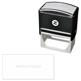 Create Your Own dark grey Custom personalized Self-inking Stamp