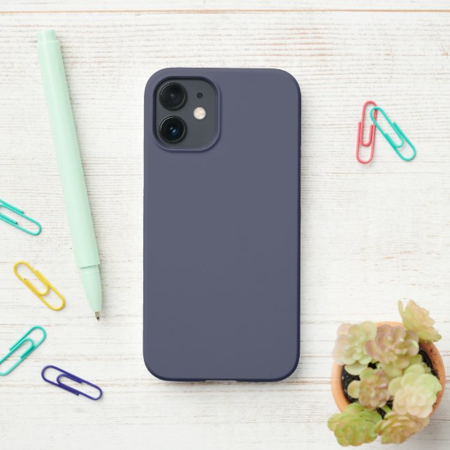  Create Your Own dark grey customizable iPhone Case (On Desk)