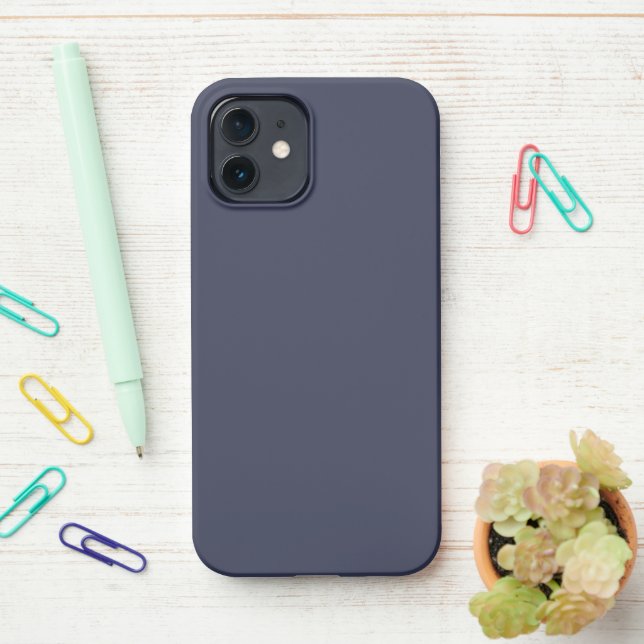  Create Your Own dark grey customizable iPhone Case (On Desk)