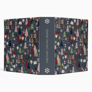 Create Your Own Dark Grey Sleigh All Day Gnomes Binder