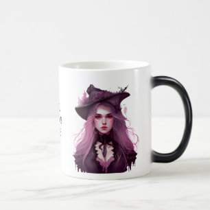 Create Your Own Dark Purple Witch Magic Mug