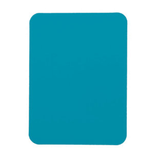 Create Your Own dark turquois Flexible Magnet