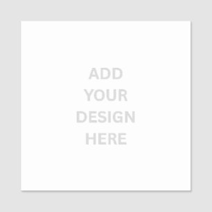 Create Your Own Design 2" x 2" Square Classic Name Tag