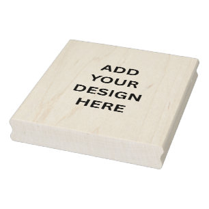 Create Your Own Design 4" x 5" Wood Art Stamp