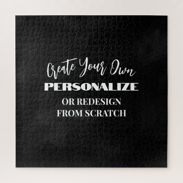 Create Your Own - Design a Custom Jigsaw Puzzle (Vertical)