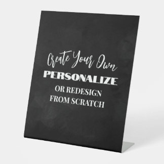 Create Your Own - Design a Custom Pedestal Sign