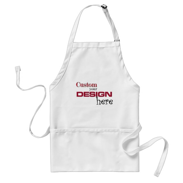 create your own design add image customize here standard apron (Front)