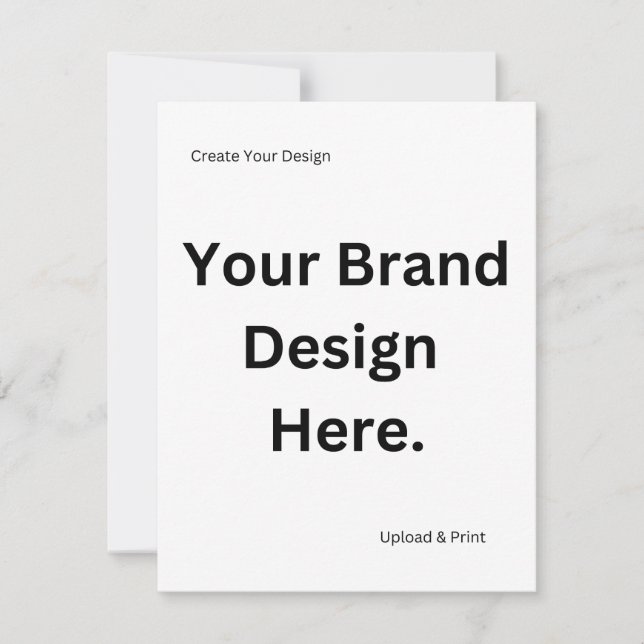 Create Your Own Design and Print (Front)