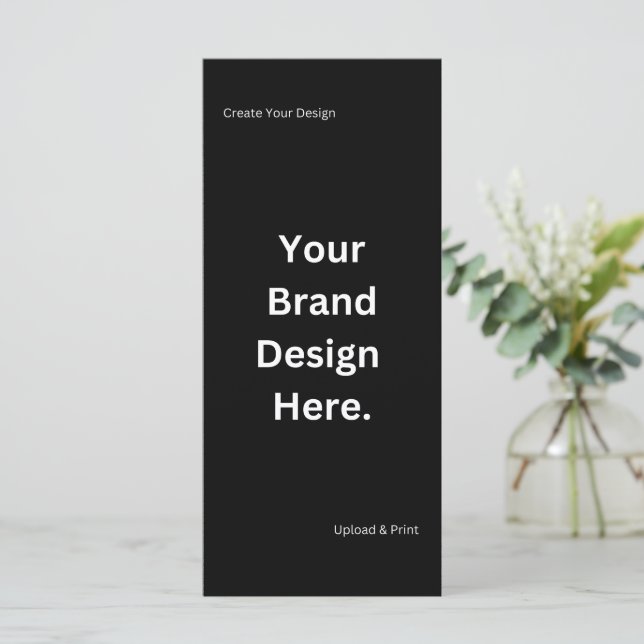 Create Your Own Design and Print Flat Card (Standing Front)