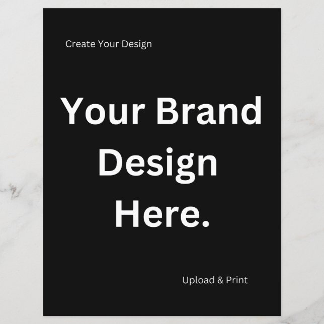 Create Your Own Design and Print Paper Sheet (Front)