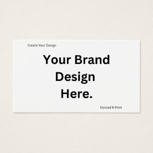 Create Your Own Design and Print Profile Card