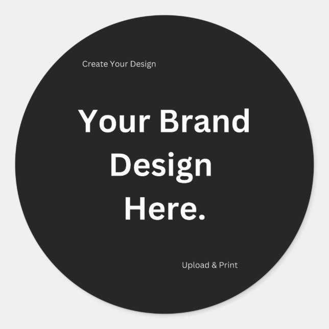 Create Your Own Design and Print Sticker (Front)