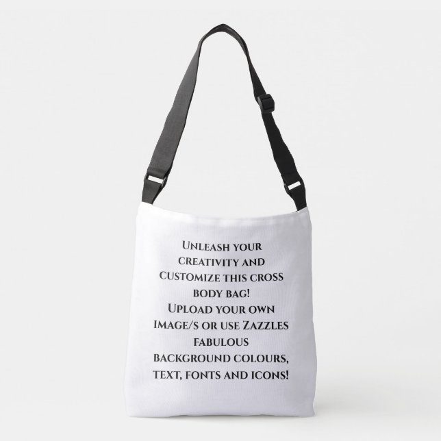 Create Your Own Design Custom Personalized  Crossbody Bag (Front)