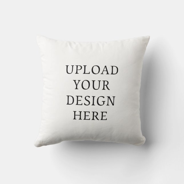 Create Your Own Design Custom  Throw Pillow (Back)