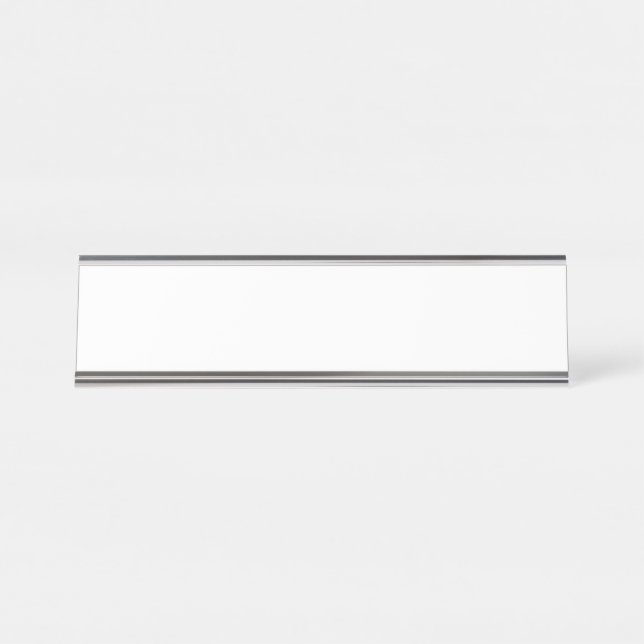 Create Your Own Design Desk Name Plate (2" x 8") (Front)