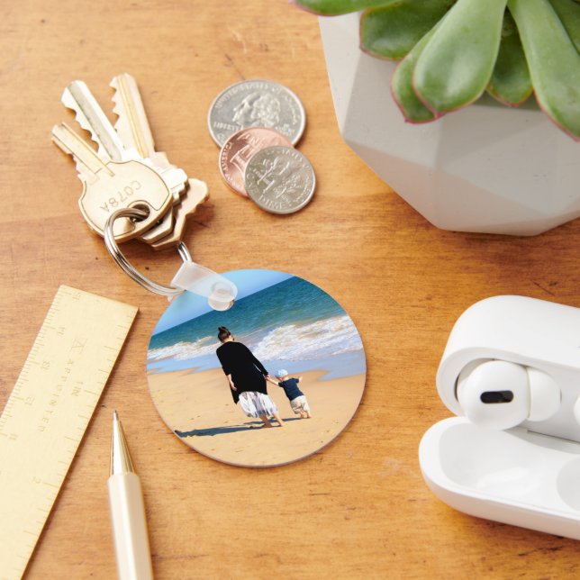 Create Your Own Design Family Photo Keychains Gift (Desk)