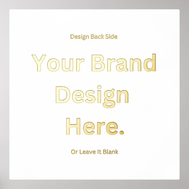 Create Your Own Design Foil Print (Front)