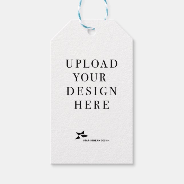 Create Your Own Design Gift Tags (Front)
