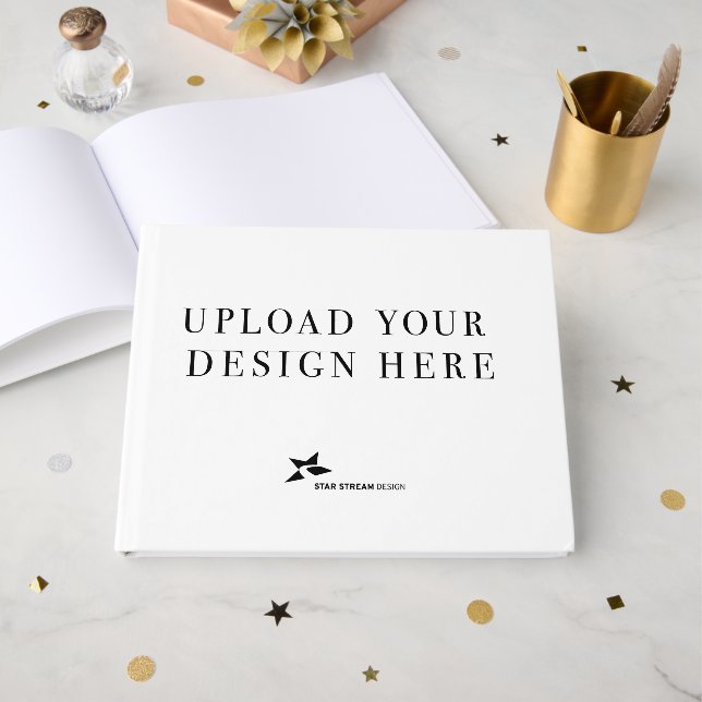 Create Your Own Design Guest Book (Front Open)