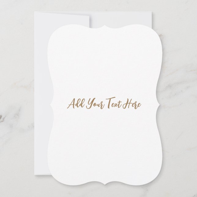 Create Your Own Design -Just Click- Thank You Card (Back)