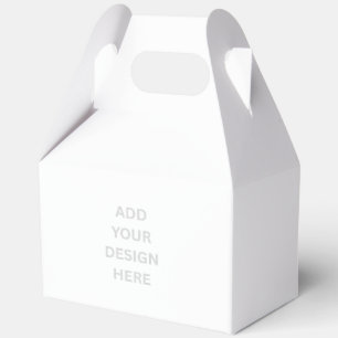 Create Your Own Design Large Gable Favor Box