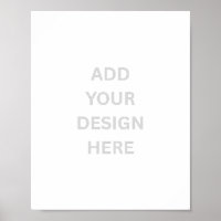 Create Your Own Design Matte Poster