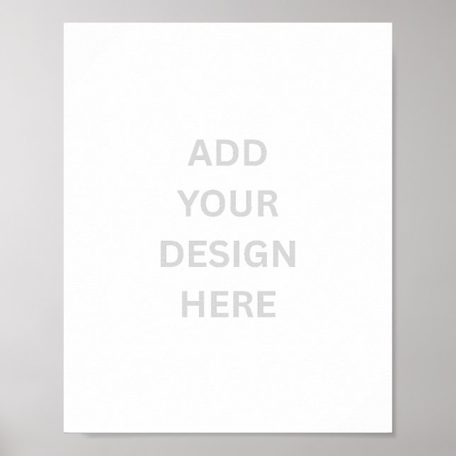 Create Your Own Design Matte Poster (Front)