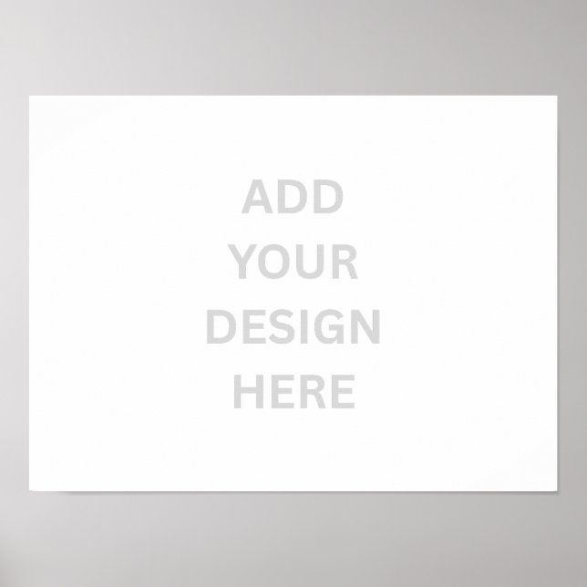 Create Your Own Design Matte Value Paper Poster (Front)