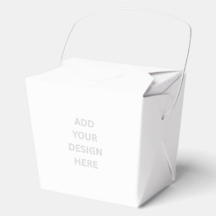 Create Your Own Design Medium Take Out Favor Box