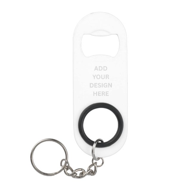 Create Your Own Design Mini Keychain Bottle Opener (Front)