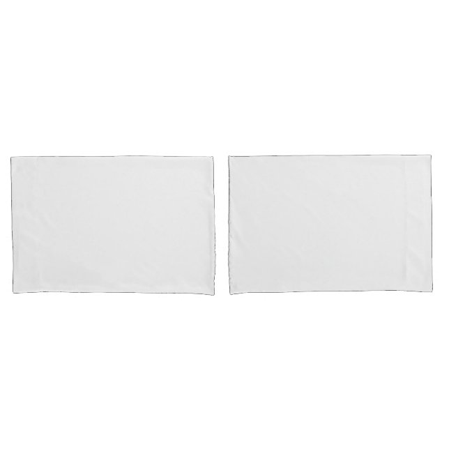 Create Your Own Design Pair of Standard Size Pillowcase (Front-Set)