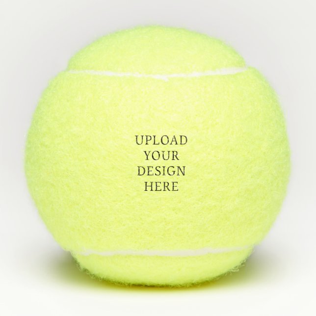 Create Your Own Design Personalized Tennis Balls (Front)
