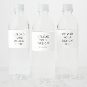 Create your own Design personalized  Water Bottle Label
