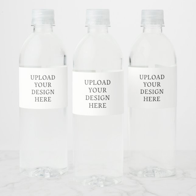 Create your own Design personalized  Water Bottle Label (Bottles)