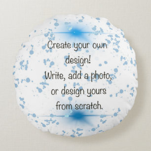 Create Your Own Design & Photo Unique Decor Gift  Round Pillow