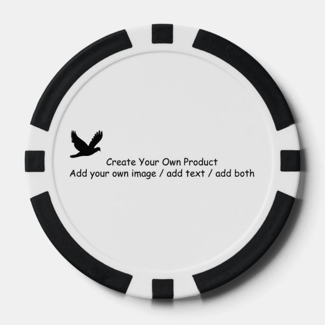Create your own design poker chips (Front)