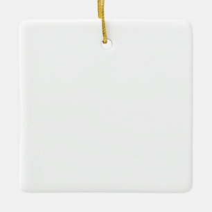 Create Your Own Design Porcelain Square Ornament