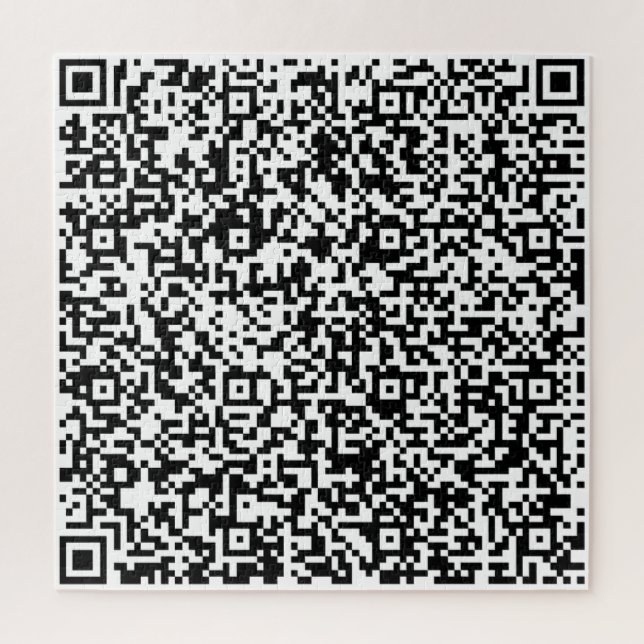 Create Your Own Design QR Code Funny Puzzle Gifts (Vertical)