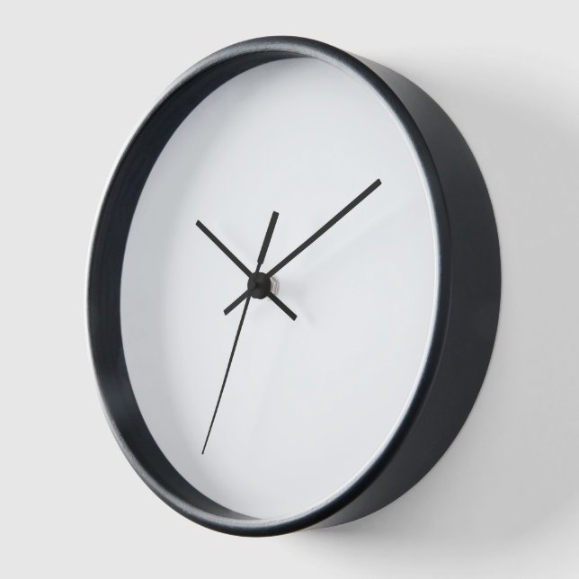 Create Your Own Design Round Acrylic Wall Clock (Angle)