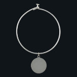 Create Your Own Design Round Charm Bangle Bracelet<br><div class="desc">Create Your Own Design Round Charm Bangle Bracelet</div>