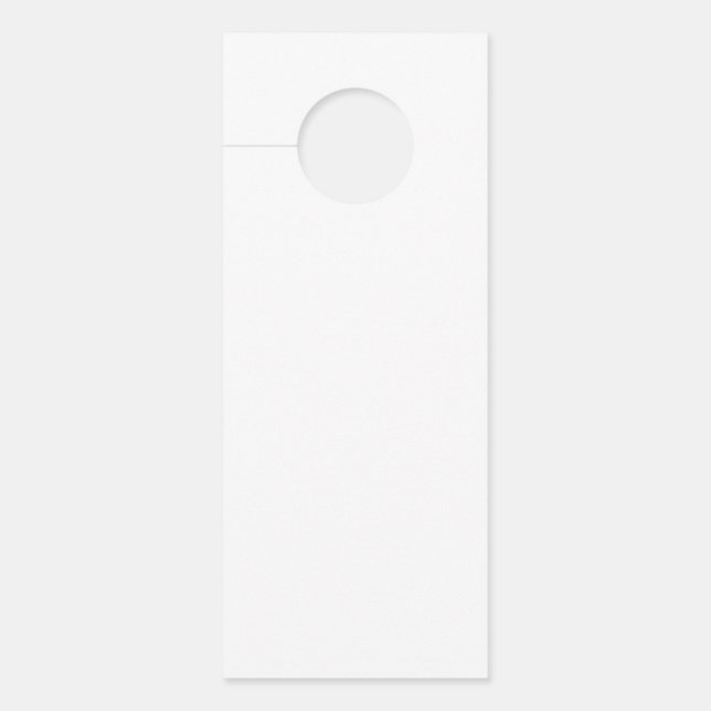Create Your Own Design Small, Set of 6 Door hanger (Front)