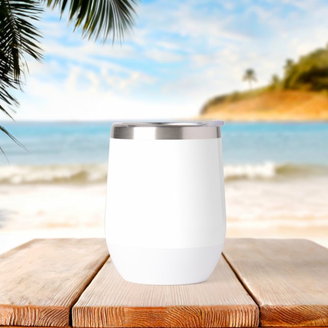 Create Your Own Design Stemless Wine Tumbler (Beach)