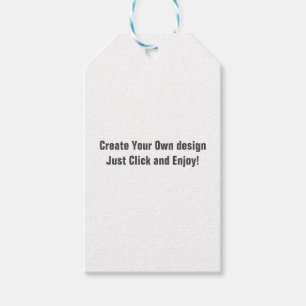 Create your own design & Text Gift Tags