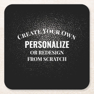 Create Your Own - Design Your Own Custom Square Paper Coaster
