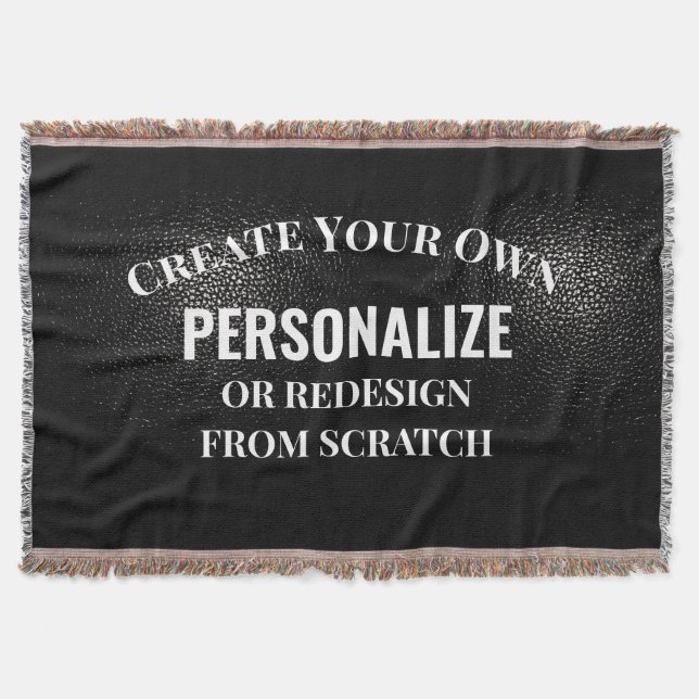 Create Your Own - Design Your Own Custom Throw Blanket (Front)