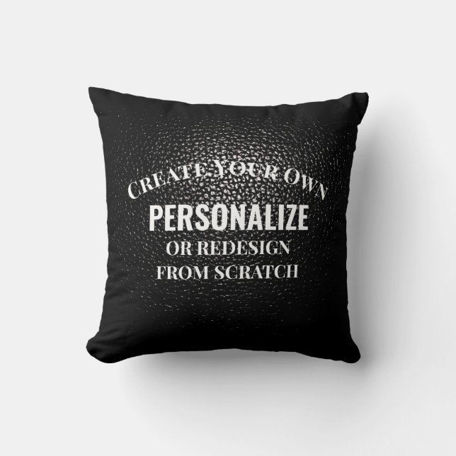 Create Your Own - Design Your Own Custom Throw Pillow (Front)