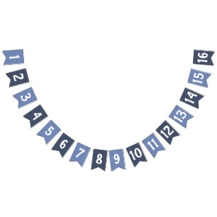 CREATE-YOUR-OWN DIY Custom TEXT design christmas Bunting Flags