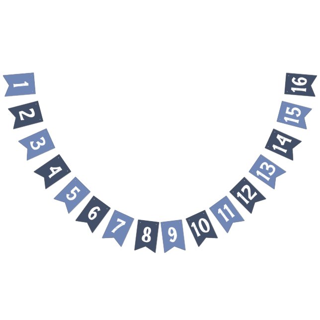 CREATE-YOUR-OWN DIY Custom TEXT design christmas Bunting Flags (All)